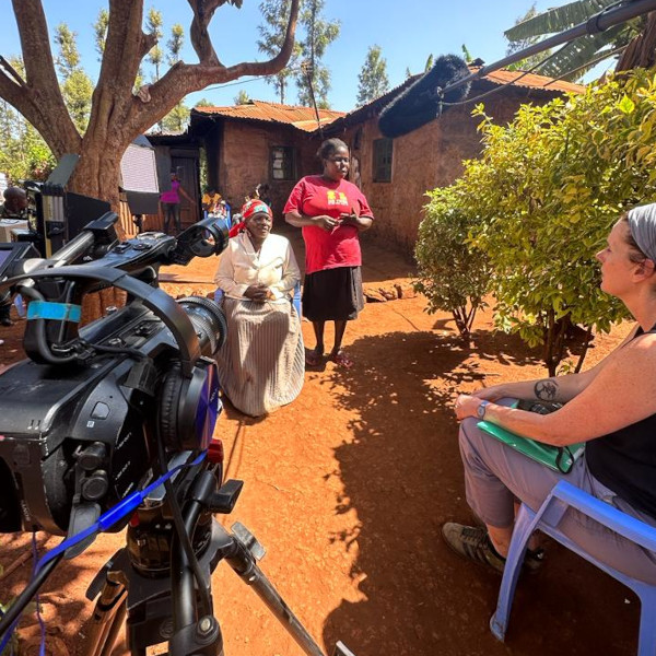 Producing content in the field in South Africa